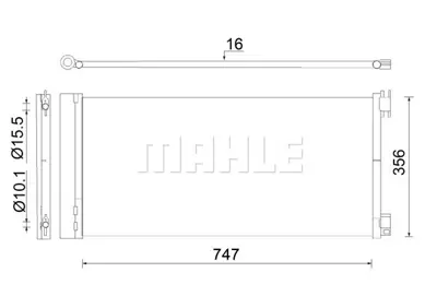 BEHR MAHLE AC 925 000S Klıma Radyatoru Vıvaro B - Trafıc Iıı 1.6dcı 14> 921008178R 93868376