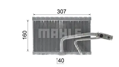 BEHR MAHLE AE 114 000P Evaporator G-Class W463 06> A4638302300