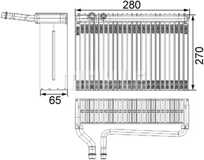 BEHR MAHLE AE 82 000S Evaporator P206 1.6 Hdı                          6444C6