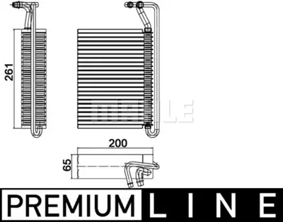 BEHR MAHLE AE 84 000P 8fv351330-501 Klima Evaporatör Bmw E46 316i-318i 98-05 9135744