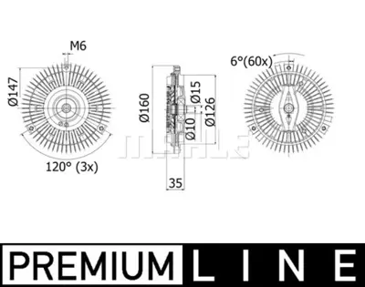 BEHR MAHLE CFC 266 000P Fan Termıgı Vıano W639 03> Vıto W639 03> A0002006323