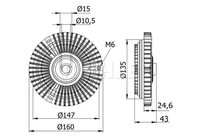 BEHR MAHLE CFC 52 000S Radyator Fan Termıgı                                       A0002005122