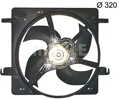 BEHR MAHLE CFF 386 000S Radiator/Condenser Fan Ford Ka (Rb_) 97KB8K620AA