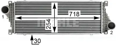 BEHR MAHLE CI 18 000P Charge Air Coolermb Sprınter 2D0145805 2D0145805D A9015010701
