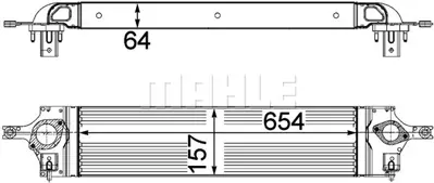 BEHR MAHLE CI 201 000P Turbo Radyatoru                                                 14461JG70C 144968841R