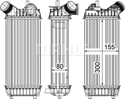 BEHR MAHLE CI 246 000P Turbo Radyatörü 8V619L440CE