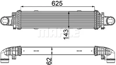 BEHR MAHLE CI 357 000P Turbo Radyatörü A2045000200