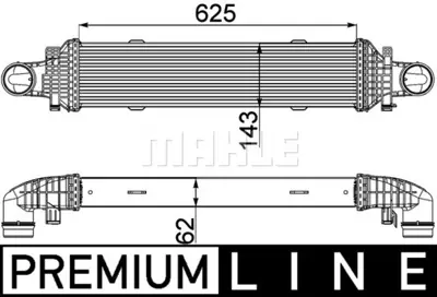 BEHR MAHLE CI 357 000P Turbo Radyatörü A2045000200