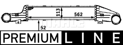 BEHR MAHLE CI 53 000P Charge Air Coolermb E-Cl. (W210) A2105002000