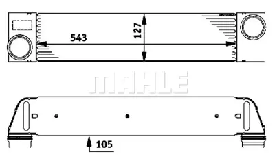 BEHR MAHLE CI 75 000P 8ml376723-451 Turbo Radyatör Bmw E65 730d 02 E66 730d 02 Rangerover 3.0td 6 4x4 02-12 7790846 PML000011