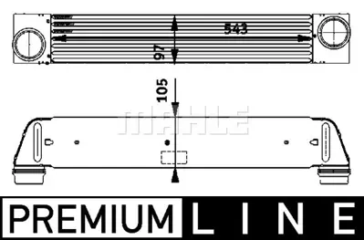 BEHR MAHLE CI 79 000P 8ml376723-501 Turbo Radyatörü Bmw E60 525d 04 10 530d 03 10 E61 525d 04 10 530d 03 10 7787446