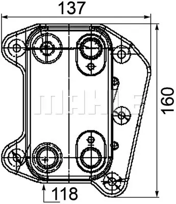 BEHR MAHLE CLC 105 000P Yag Sogutucusu A6121880301