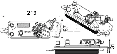 BEHR MAHLE CLC 90 000P 8mo376749-001 Termostat 92c Bmw F10 535 7638681