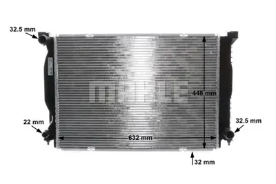 BEHR MAHLE CR 1420 000S Radiatoraudı A4 Iı  00- 8E0121251C