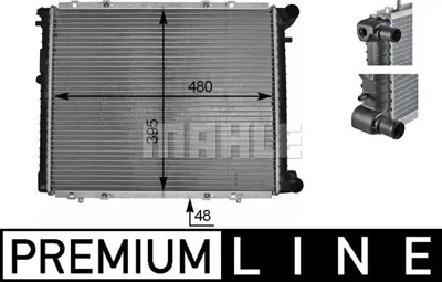 BEHR MAHLE CR 152 000P Radiatorrenault 19 / Trafıc Iı 7703074125