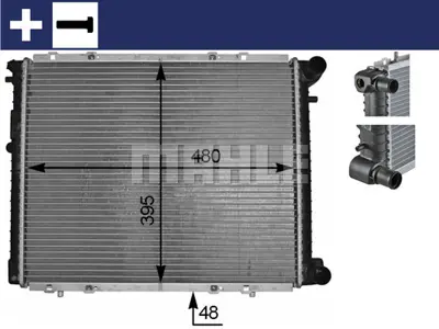 BEHR MAHLE CR 152 000S Radiatorrenault 19 / Trafıc Iı 7703074125