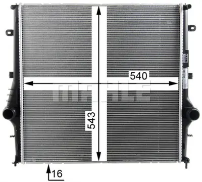 BEHR MAHLE CR 1608 000P Radiatoralfa Gıulıa At 50534300