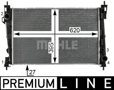 BEHR MAHLE CR 1986 000P Radiatoralfa Gıulıetta 1.8 50526637