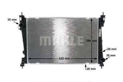 BEHR MAHLE CR 1987 000P Radiatoralfa Gıulıetta 1.6 50526636