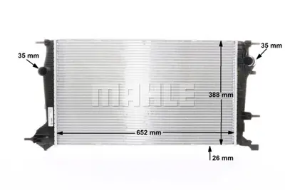 BEHR MAHLE CR 21 000S Radiatorrenault Fluence/Meganeııı 214100016R