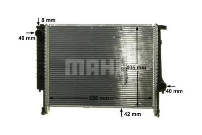 BEHR MAHLE CR 277 000P Radiatorbmw 3 (E36) 64112244739