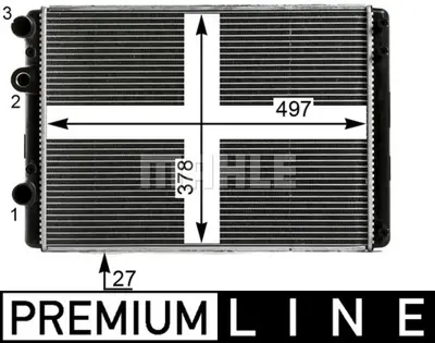 BEHR MAHLE CR 29 000P Radiatorvw Lupo/Polo, Seat Arosa 6N0121253AE