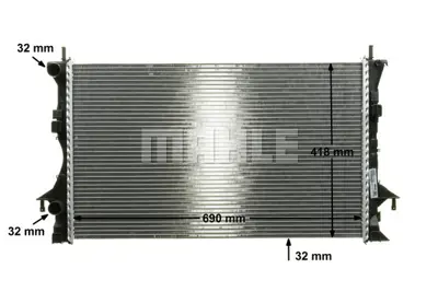 BEHR MAHLE CR 461 000P Radiatorrenault Espace Iıı 8200302463