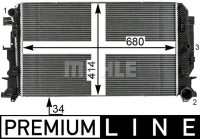 BEHR MAHLE CR 61 000P Radiatormb Sprınter 906 A9065000102