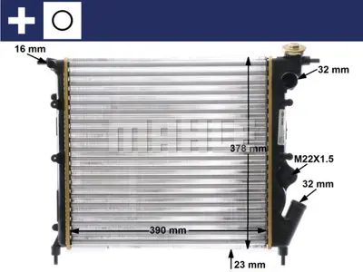 BEHR MAHLE CR 642 000S Radiatorrenault 19 / Rapıd 7705126812