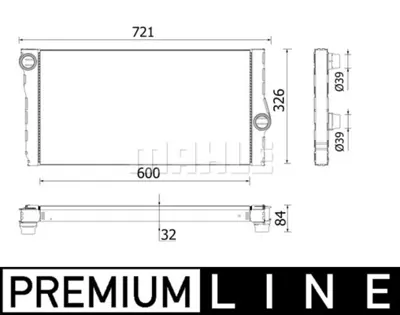 BEHR MAHLE CR 957 000P Motor Su Radyatoru Premıum Lıne Bmw F10 8509177