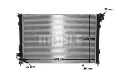 BEHR MAHLE CR 985 000S Radiatormını Cooper 1.6i 16v 7570821