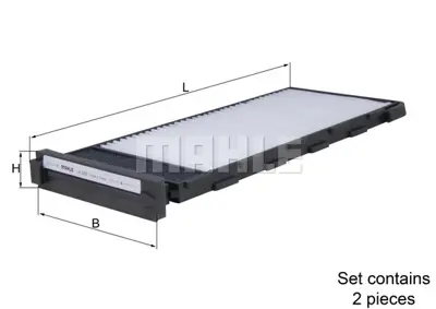 BEHR MAHLE LA 932/S Polen Filtresi Cabin Filter B727C79925