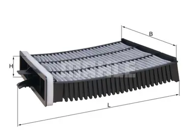 BEHR MAHLE LAK 227 Polen Filtresi Karbonlu Cabin Air Filter Element With Activated Carbon 8671018402