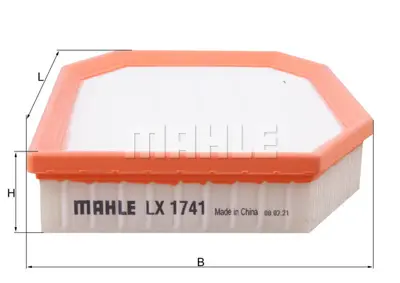 BEHR MAHLE LX 1741 Hava Fıltresı 7590597