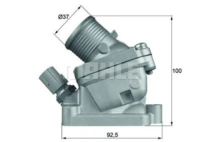 BEHR MAHLE TH 36 90D Termostat Komple Volvo S80 Iı 124 90c 31293699