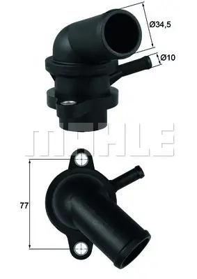 BEHR MAHLE TI 240 87D Termostat Thermostat. İntegral 96460002