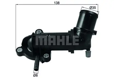 BEHR MAHLE TI 245 88 Termostat Thermostat. İntegral 1852879J81000 55573003 68219747AA 71770215 851117