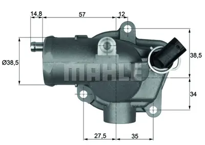 BEHR MAHLE TI 28 92 Termostat A6132030175