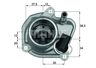 BEHR MAHLE TI 29 87 Termostat A6642030375