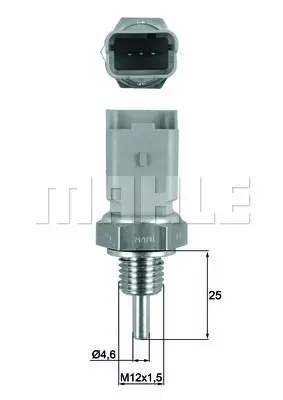 BEHR MAHLE TSE 15 Hararet Müşürü Temperature Sensor 1338A6 1365086CT0 9636777280 96368027