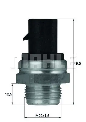 BEHR MAHLE TSW 13D Fan Müşüru Astra F-Corsa B-Combo-Kadett-Calıbra-Vectra A-Vectra B 1.4-1.6-1.8-2.0-2.5 90506496