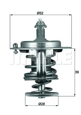 BEHR MAHLE TX 71 82D Termostat 82c Ford Ranger 01-03 Vıtara 01-03 1767077E11 PE0115171 XM348575AB