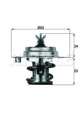 BEHR MAHLE TX 7 88D Termostat 88°c (Contalı) Freelander 1 98>06 Mg Rover 1767083700 8AX115171 9091603036 9091603041 PEL10016 YU3Z8575BA