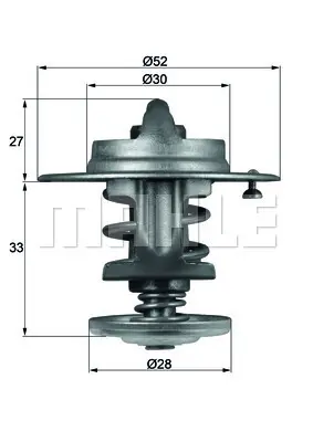 BEHR MAHLE TX 80 83 Termostat 9091603061 MD071347 MD071349