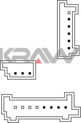 M-CAR AN-532A Sprınter Cam Anahtarı Sag Ayna Ayarlı 12 Pın A9065451613