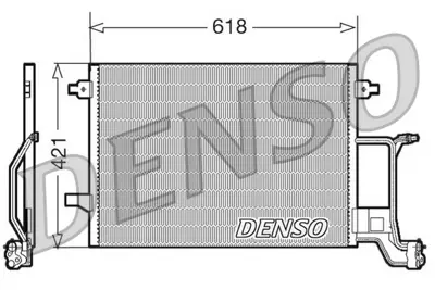 DENSO DCN02015 Condenser 4B0260403S