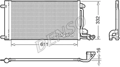 DENSO DCN02034 Kondansatör. Klima 6C0816411B 6C0816411C