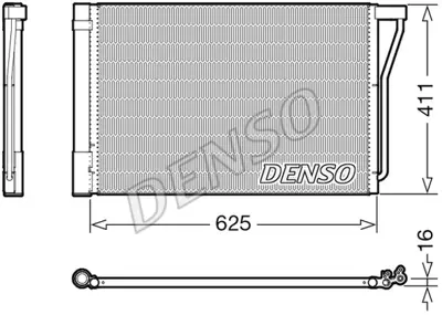 DENSO DCN05022 Condenser 64509391493