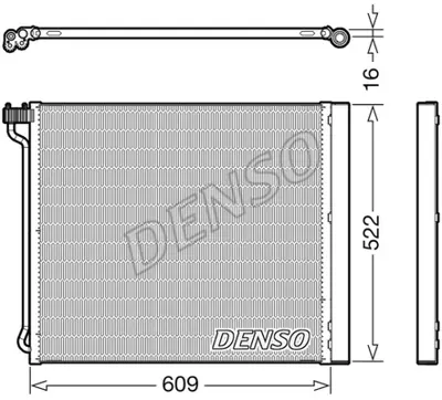 DENSO DCN05034 Kondansatör. Klima 64509239944