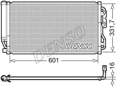 DENSO DCN05035 Kondansatör. Klima 17116806455